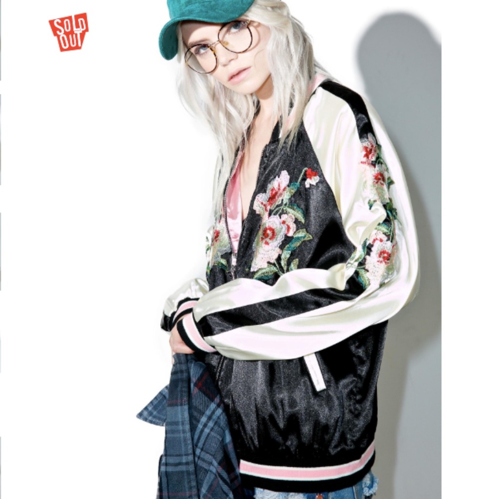 Dolls Kill Full Bloomin' Souvenir Jacket